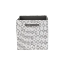 Clever Cube Patterned Fabric Insert - Grey Jacquard 7 Clever Cube Patterned Fabric Insert - Grey Jacquard -Storage Box Store 12932952 1774900282816842