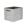 Clever Cube Patterned Fabric Insert - Grey Jacquard -Storage Box Store 12932952 6244900282683120