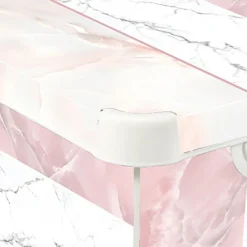 Curver Stockholm Mixed Marble Deco Storage Box - Pink & White 22L -Storage Box Store 13148481 3484896660241833
