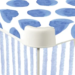 Curver Stockholm Coastal Deco Storage Box - Blue & White - 22L -Storage Box Store 13169627 2604898511700329