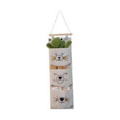 Kids 3 Pocket Hanging Organiser - Polar Bear 15 Kids 3 Pocket Hanging Organiser - Polar Bear -Storage Box Store 13277677 1484929069085707