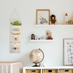 Kids 3 Pocket Hanging Organiser - Polar Bear 14 Kids 3 Pocket Hanging Organiser - Polar Bear -Storage Box Store 13277677 1844946440384290