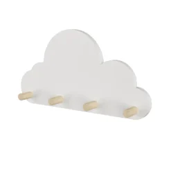 Kids Cloud Shelf With Hooks
