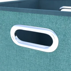 Clever Cube Fabric Insert - Set Of 2 - Jade Green 8 Clever Cube Fabric Insert - Set Of 2 - Jade Green -Storage Box Store 13911395 1754981912941240