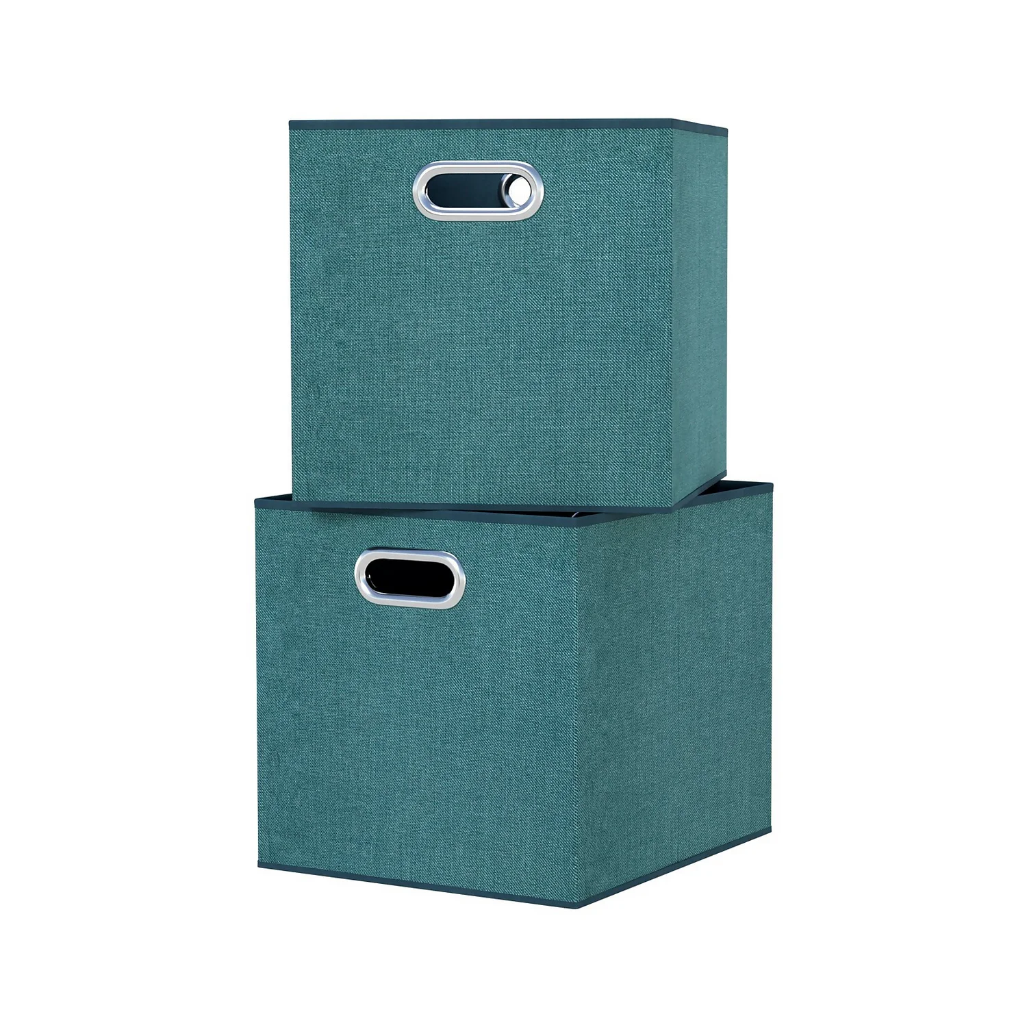 Clever Cube Fabric Insert - Set Of 2 - Jade Green 2 Clever Cube Fabric Insert - Set Of 2 - Jade Green