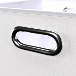 Clever Cube Fabric Insert - Set Of 2 - Linen White 9 Clever Cube Fabric Insert - Set Of 2 - Linen White -Storage Box Store 13911396 2874981912917027