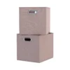 Clever Cube Fabric Insert - Set Of 2 - Blush Pink -Storage Box Store 13911398 1664981912636764