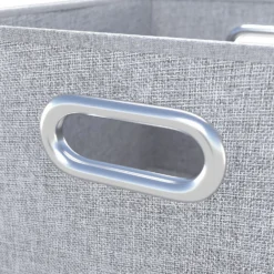 Clever Cube Fabric Insert - Set Of 2 - Woven Silver -Storage Box Store 13911399 1174981913270010